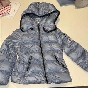 Moncler Silver Puffer Jacket